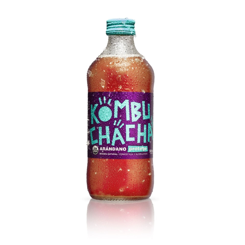 Kombucha orgánica arándano botella 500 ml Kombucha orgánica arándano botella 500 ml