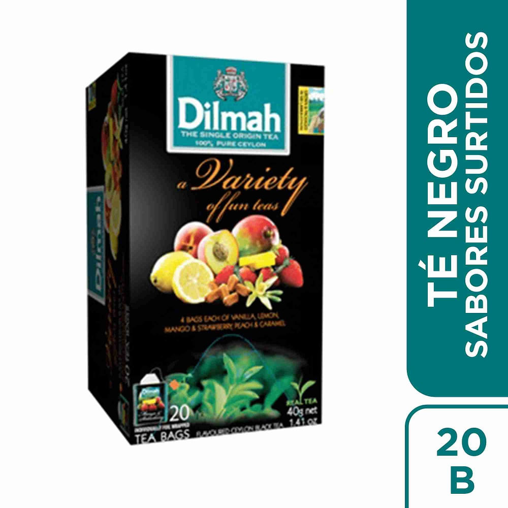 Té Dilmah frutas surtidas 20 bolsitas