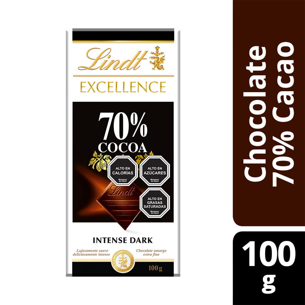 Chocolate Lindt intense dark 70% cacao 100 g Chocolate Lindt intense dark 70% cacao 100 g