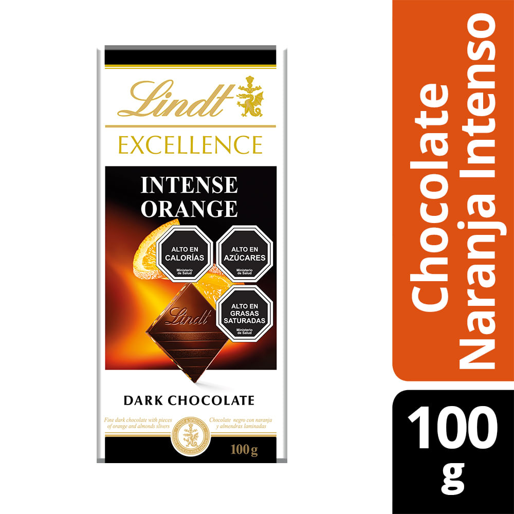 Chocolate Lindt amargo naranja intenso 100 g Chocolate Lindt amargo naranja intenso 100 g