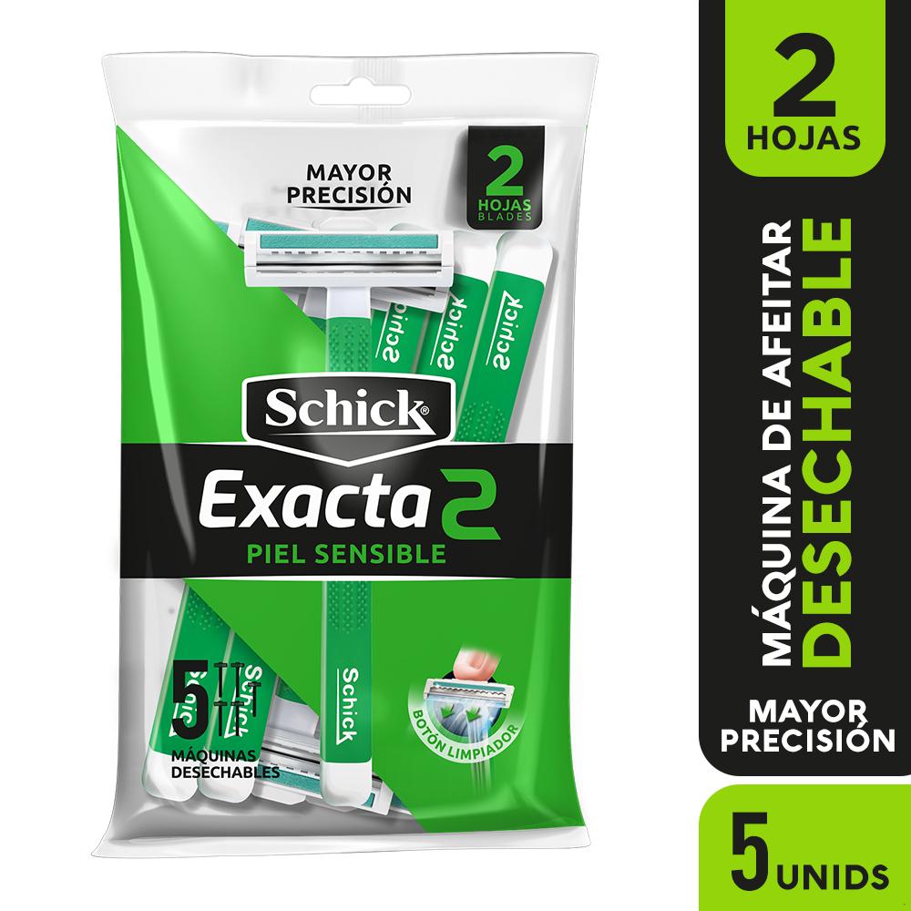 Máquina de afeitar Schick exacta piel sensible 5 un Máquina de afeitar Schick exacta piel sensible 5 un