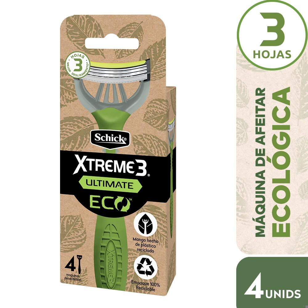 Máquina de afeitar Schick xtreme3 ultimate eco 4 un