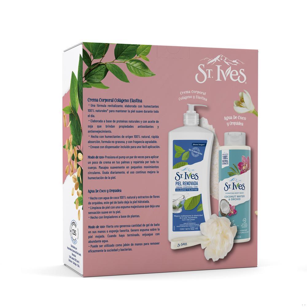 Pack St Ives crema corporal elastina 532 ml + body wash coco Pack St Ives crema corporal elastina 532 ml + body wash coco