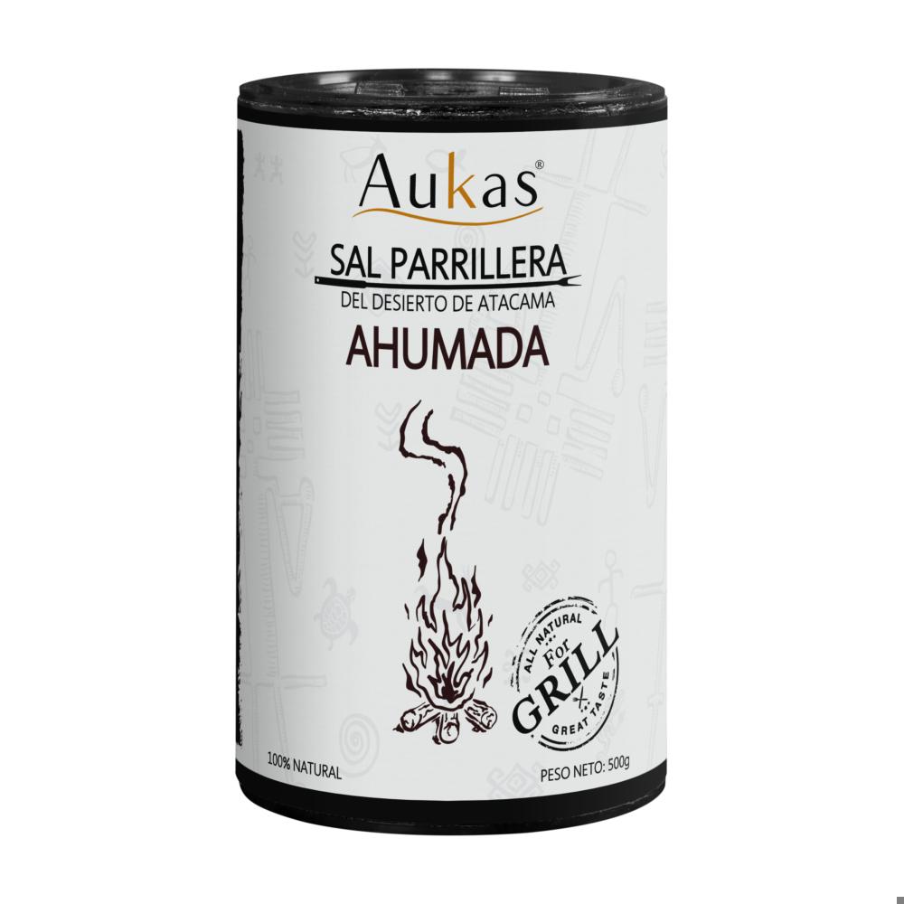 Sal parrillera Aukas ahumada 500 g