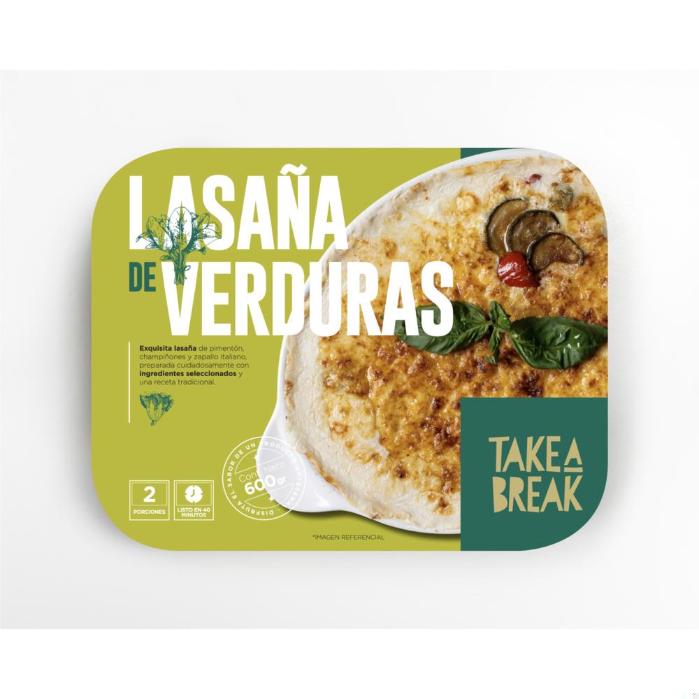 Lasaña de verduras Take a Break 600 g Lasaña de verduras Take a Break 600 g