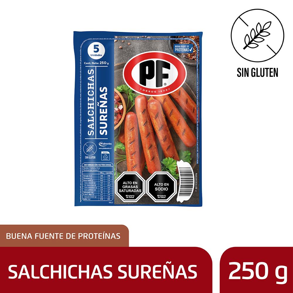 Salchicha sureña PF 5 un 250 g Salchicha sureña PF 5 un 250 g