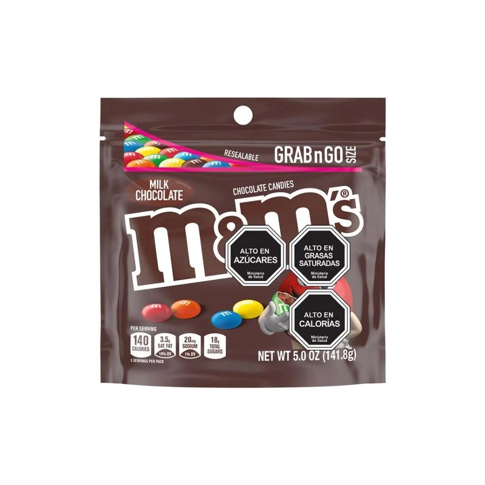 Chocolate pouch M&M con maní 141.8 g