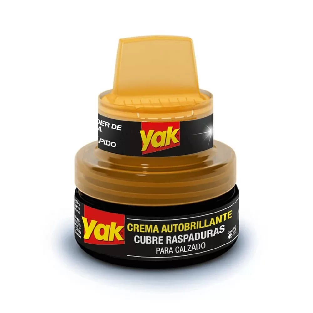 Betún crema Yak negro 45 ml