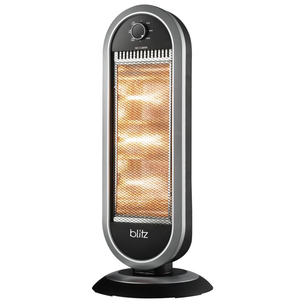 Calefactor de cuarzo Blitz color negro EH31315G