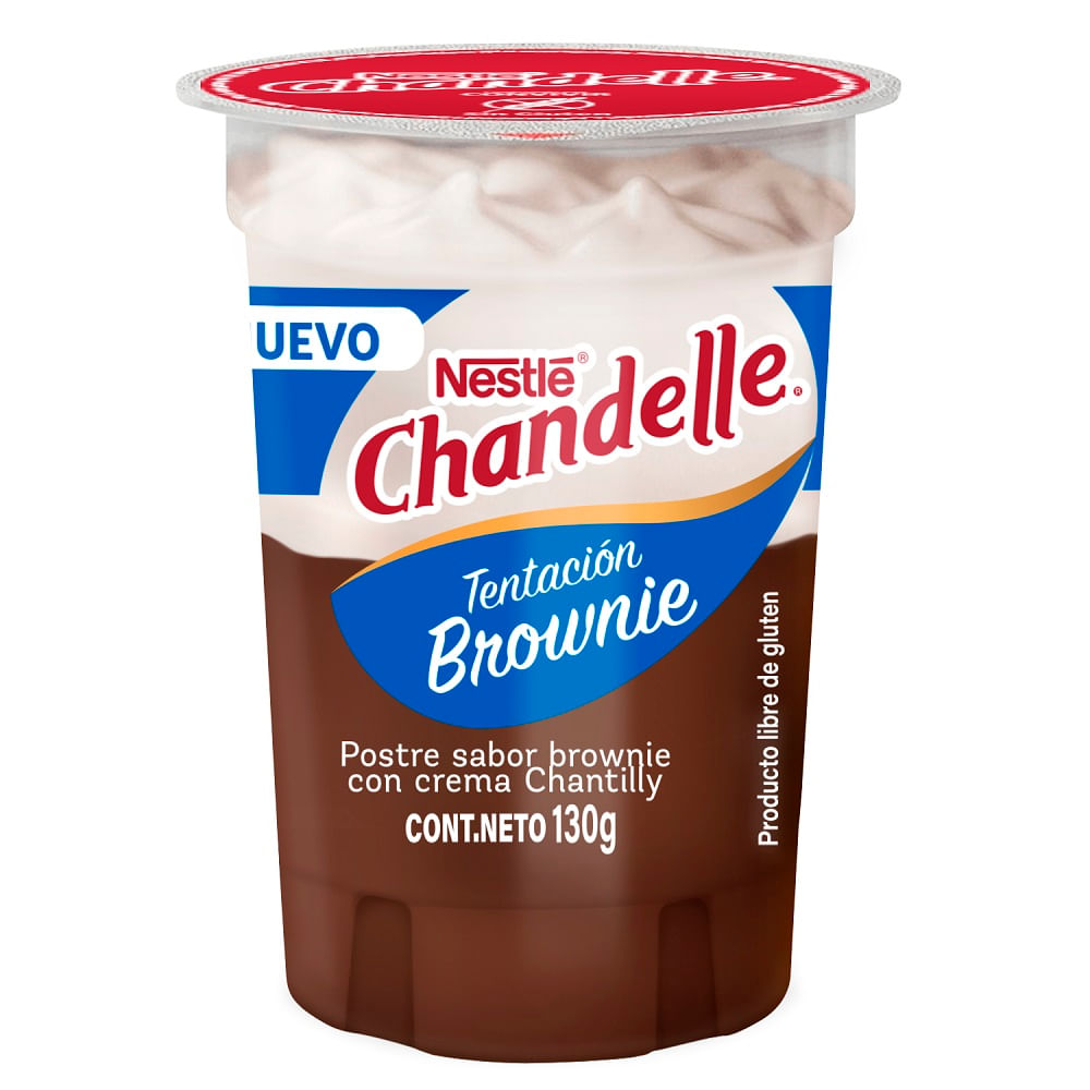Postre Chandelle tentación brownie 130 g