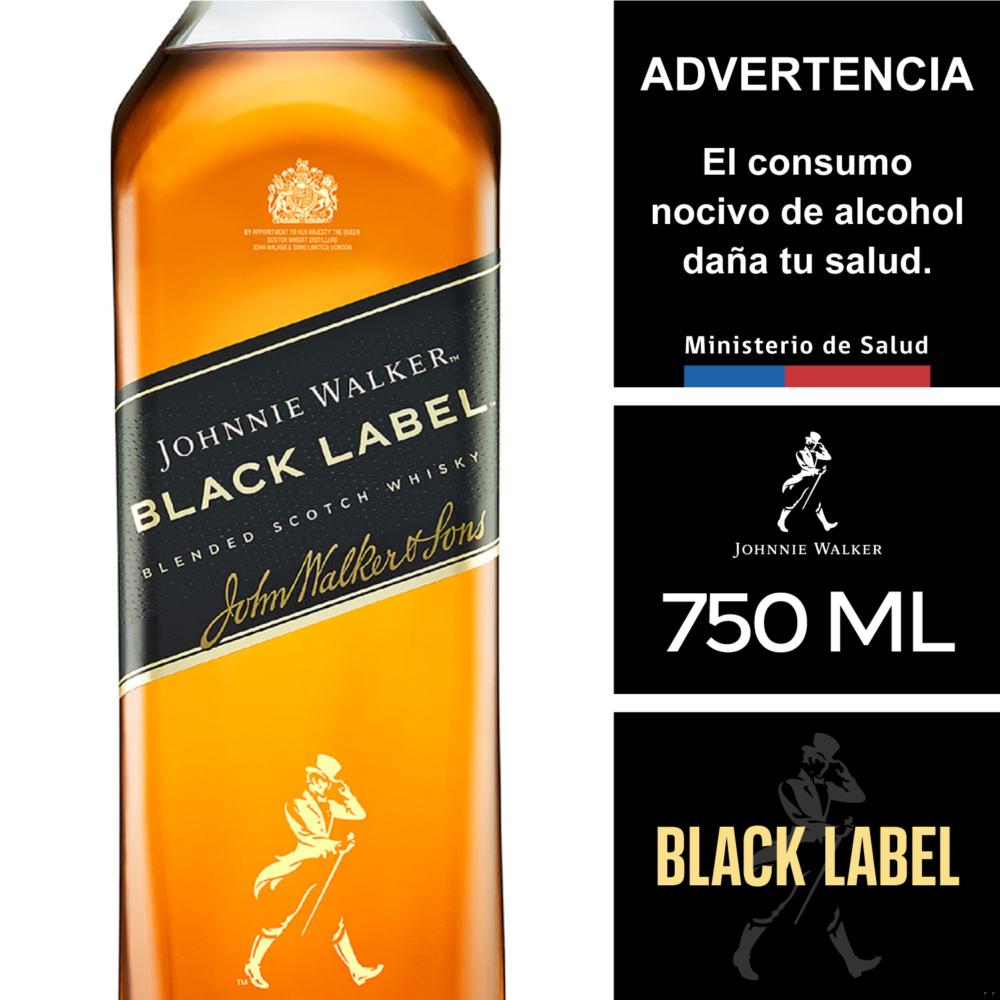 Whisky Johnnie Walker black label 750 ml