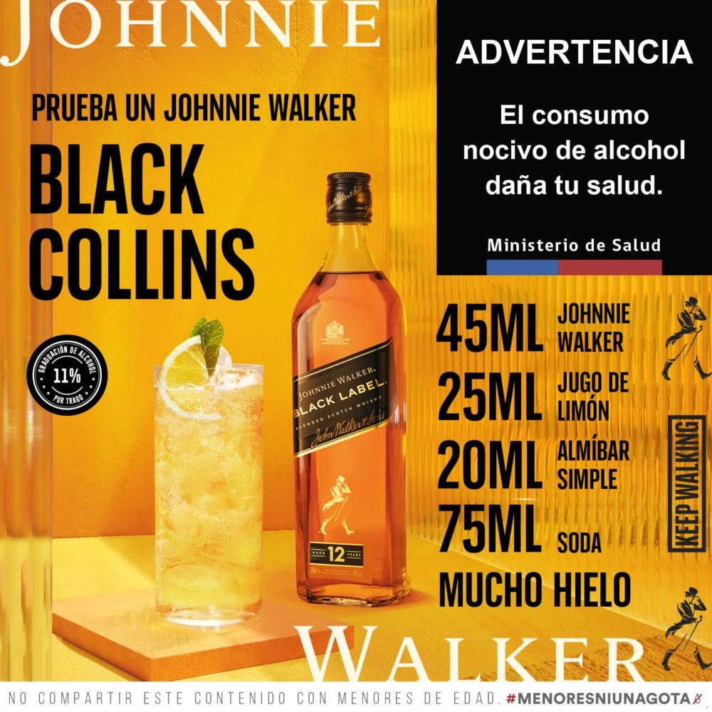 Whisky Johnnie Walker black label 750 ml