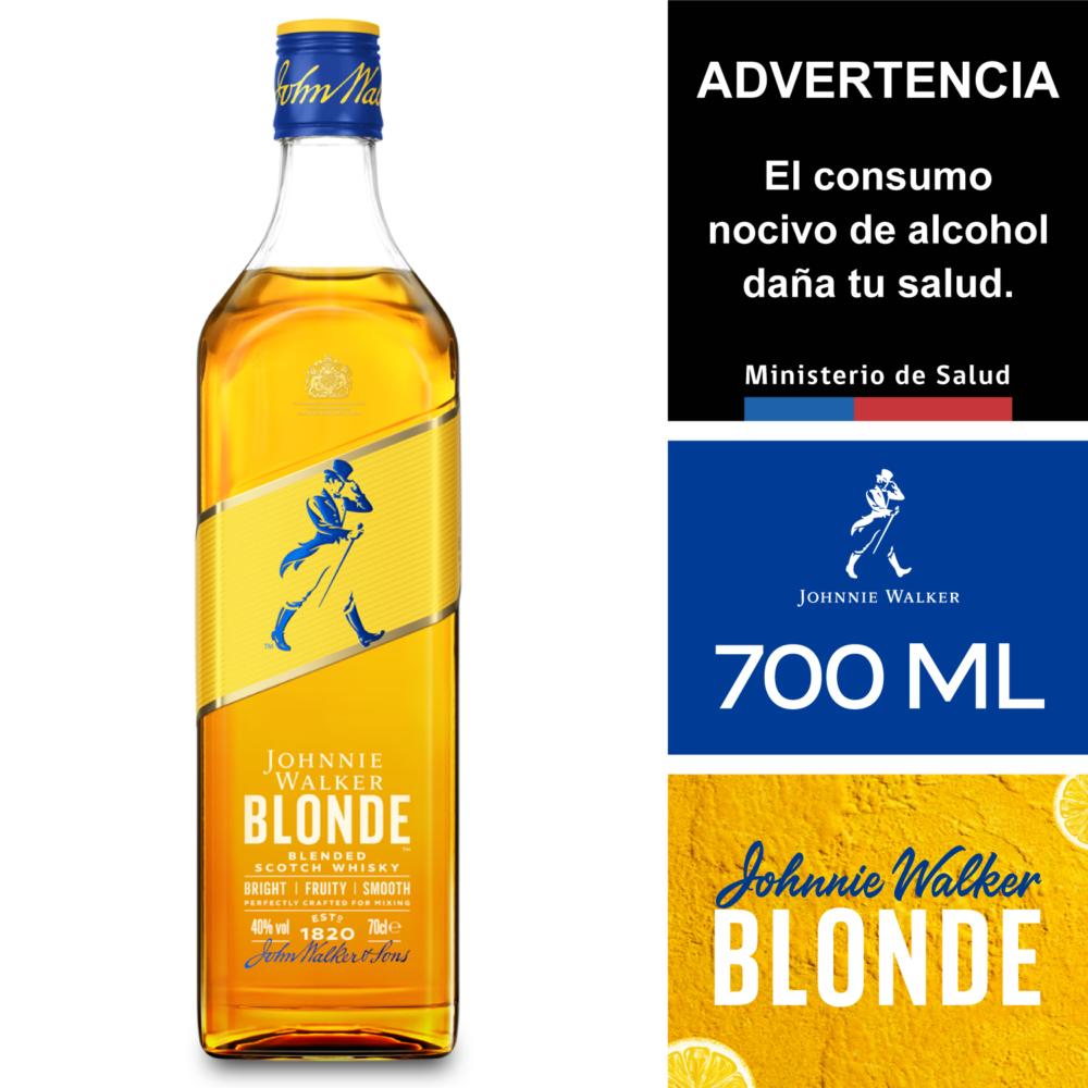 Whisky Johnnie Walker blonde botella 750 cc Whisky Johnnie Walker blonde botella 750 cc