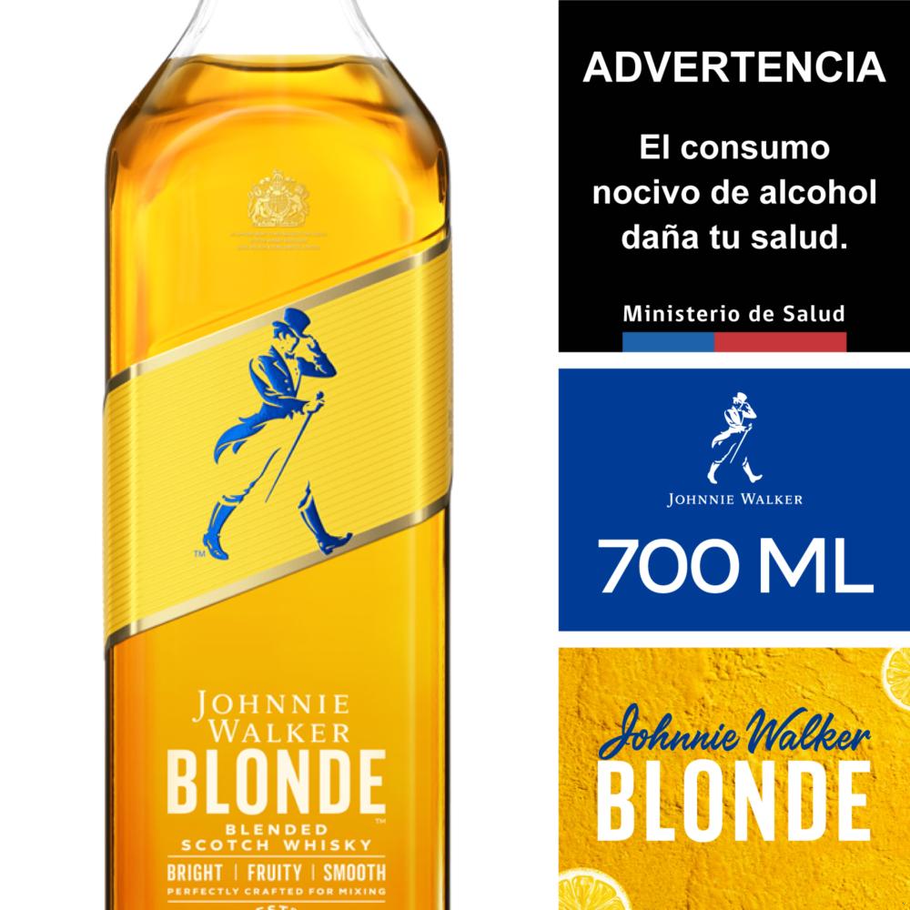 Whisky Johnnie Walker blonde botella 750 cc Whisky Johnnie Walker blonde botella 750 cc