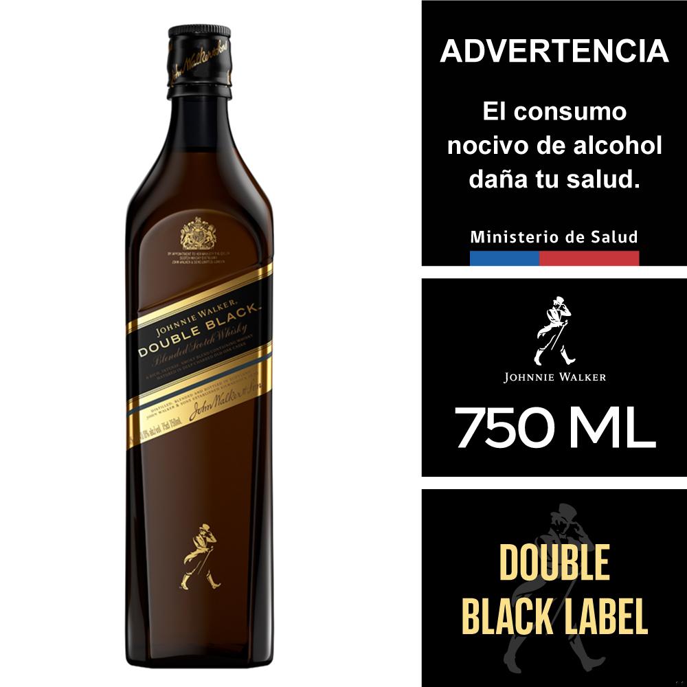 Whisky Johnnie Walker double black 750 cc