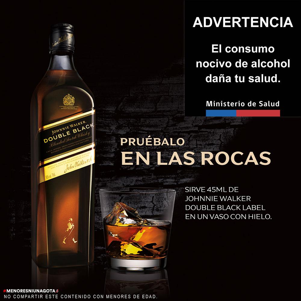 Whisky Johnnie Walker double black 750 cc Whisky Johnnie Walker double black 750 cc