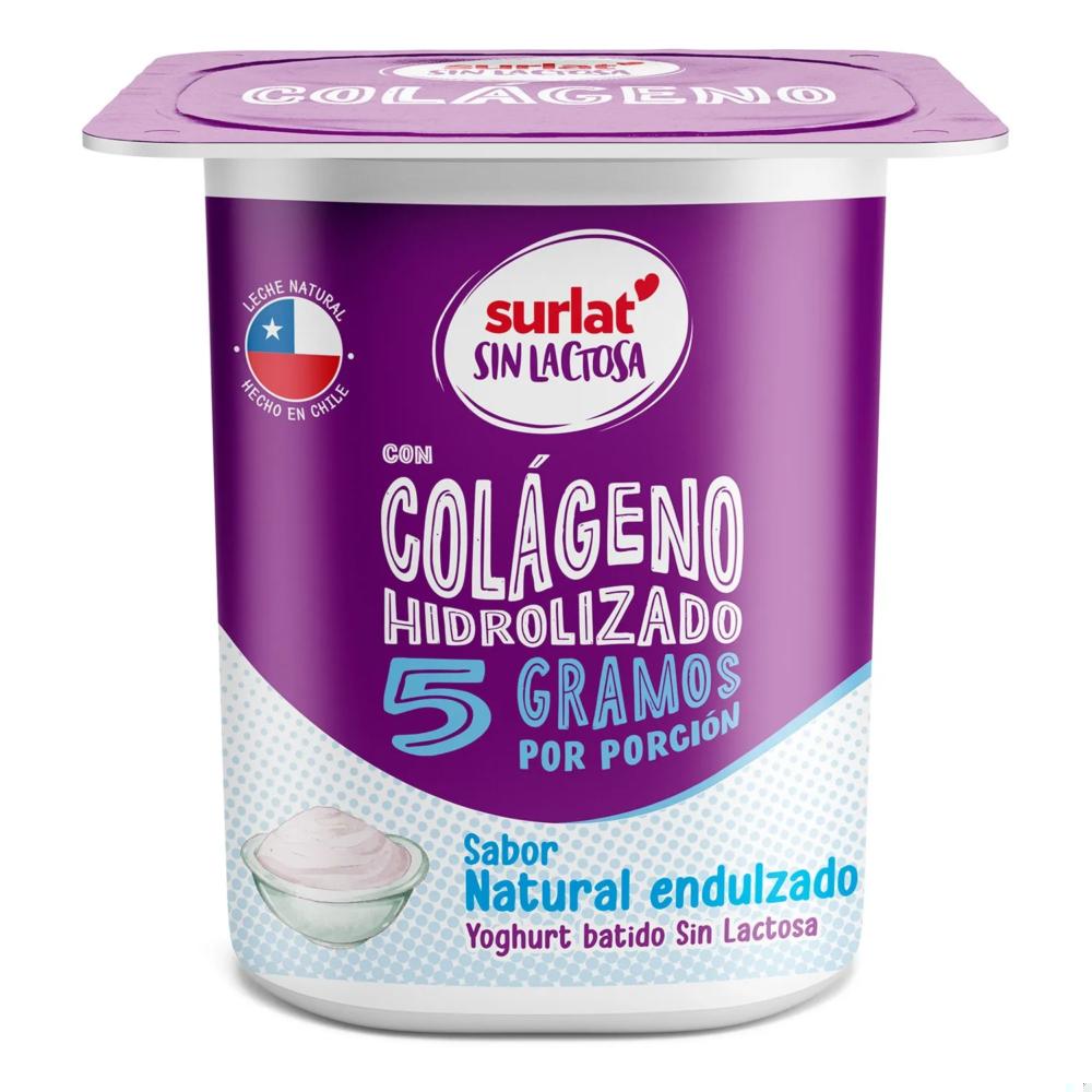 Yoghurt sin lactosa Surlat colágeno natural 125 g Yoghurt sin lactosa Surlat colágeno natural 125 g