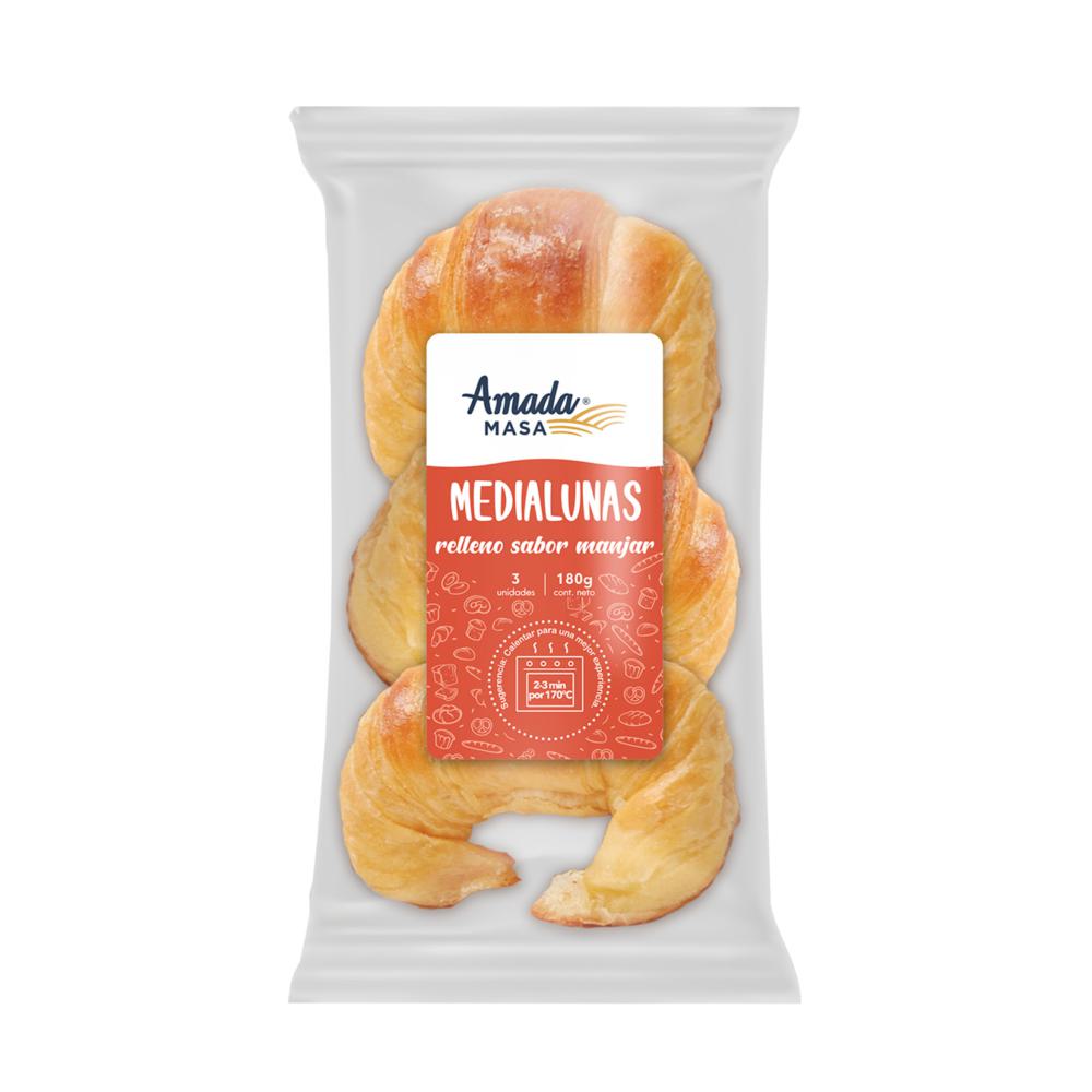 Medialuna rellena manjar Amada Masa 3 un