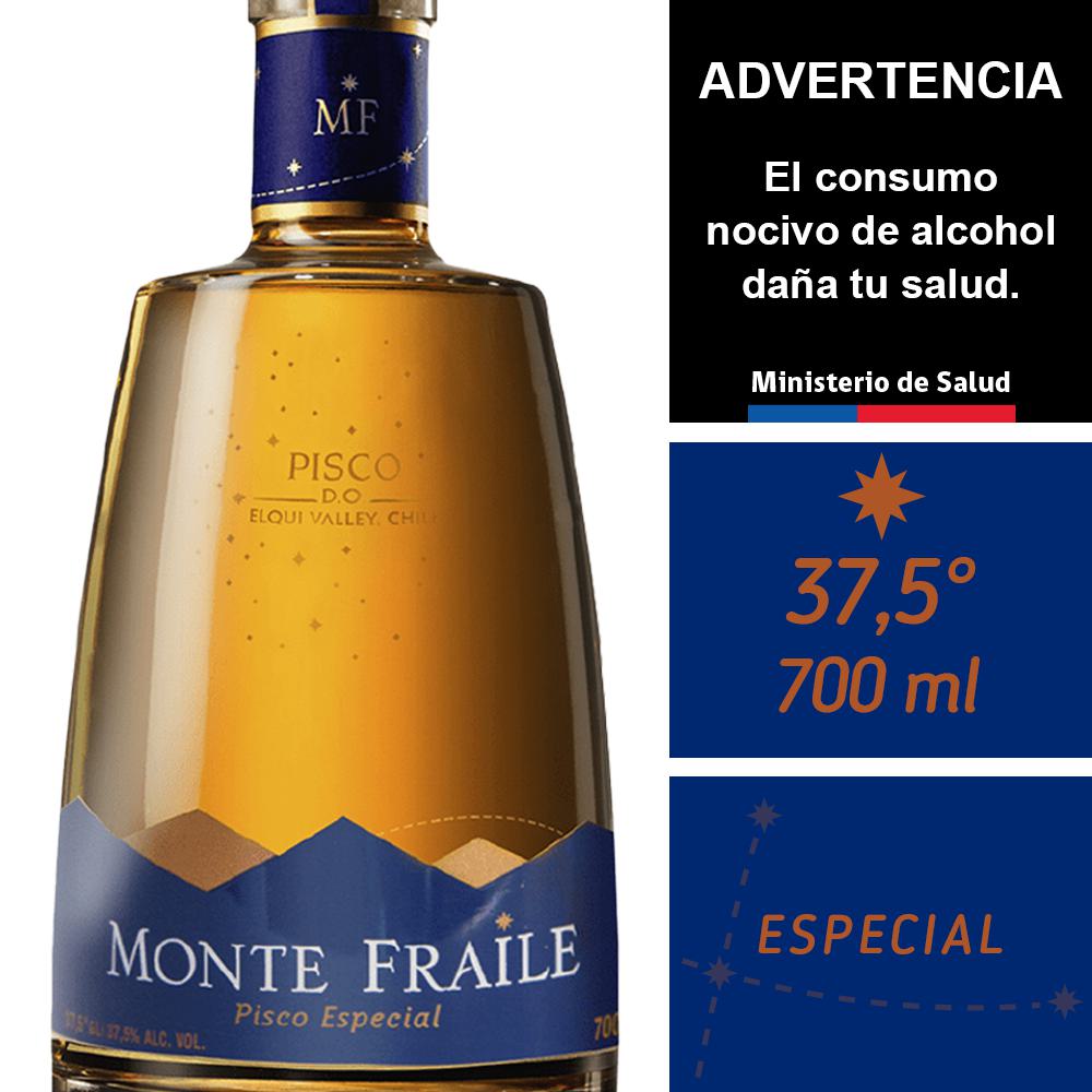 Pisco especial Monte Fraile botella 700 cc
