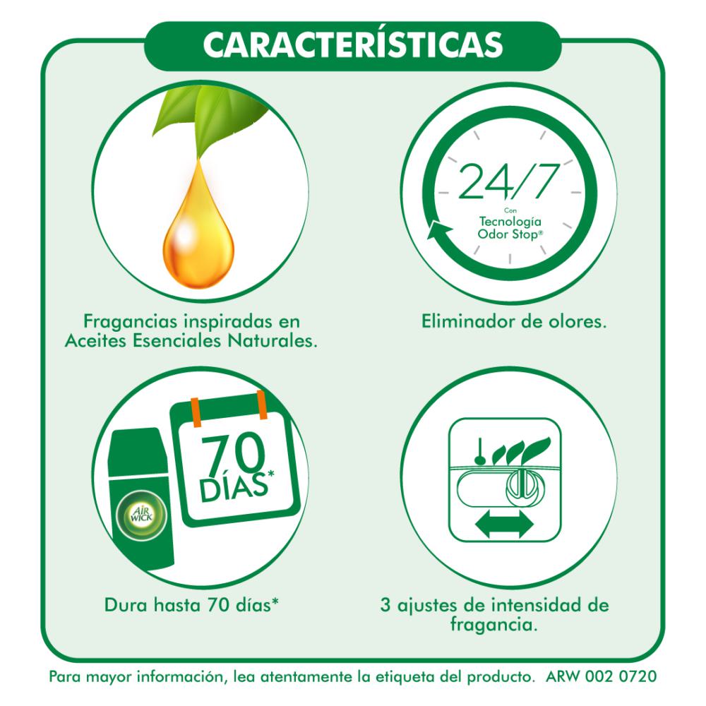 Desodorante ambiental Air Wick freshmatic lavanda repuesto 250 ml