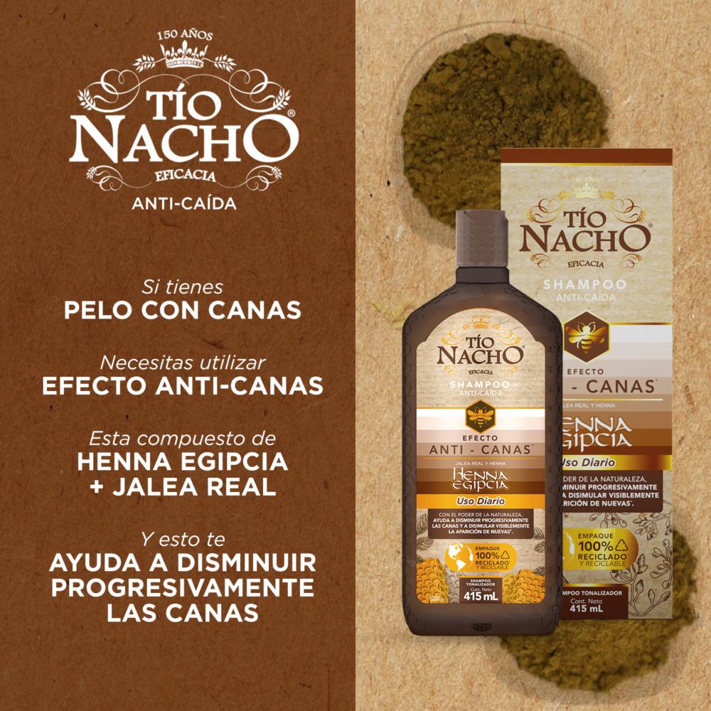 Shampoo Tío Nacho tonalizador anti canas 415 ml Shampoo Tío Nacho tonalizador anti canas 415 ml
