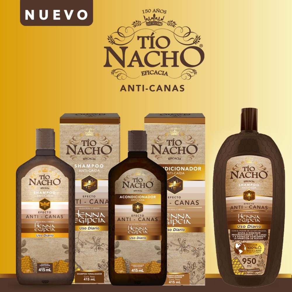 Shampoo Tío Nacho tonalizador anti canas 415 ml Shampoo Tío Nacho tonalizador anti canas 415 ml