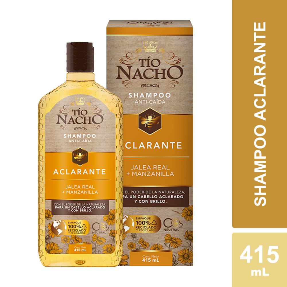 Shampoo Tío Nacho aclarante 415 ml Shampoo Tío Nacho aclarante 415 ml