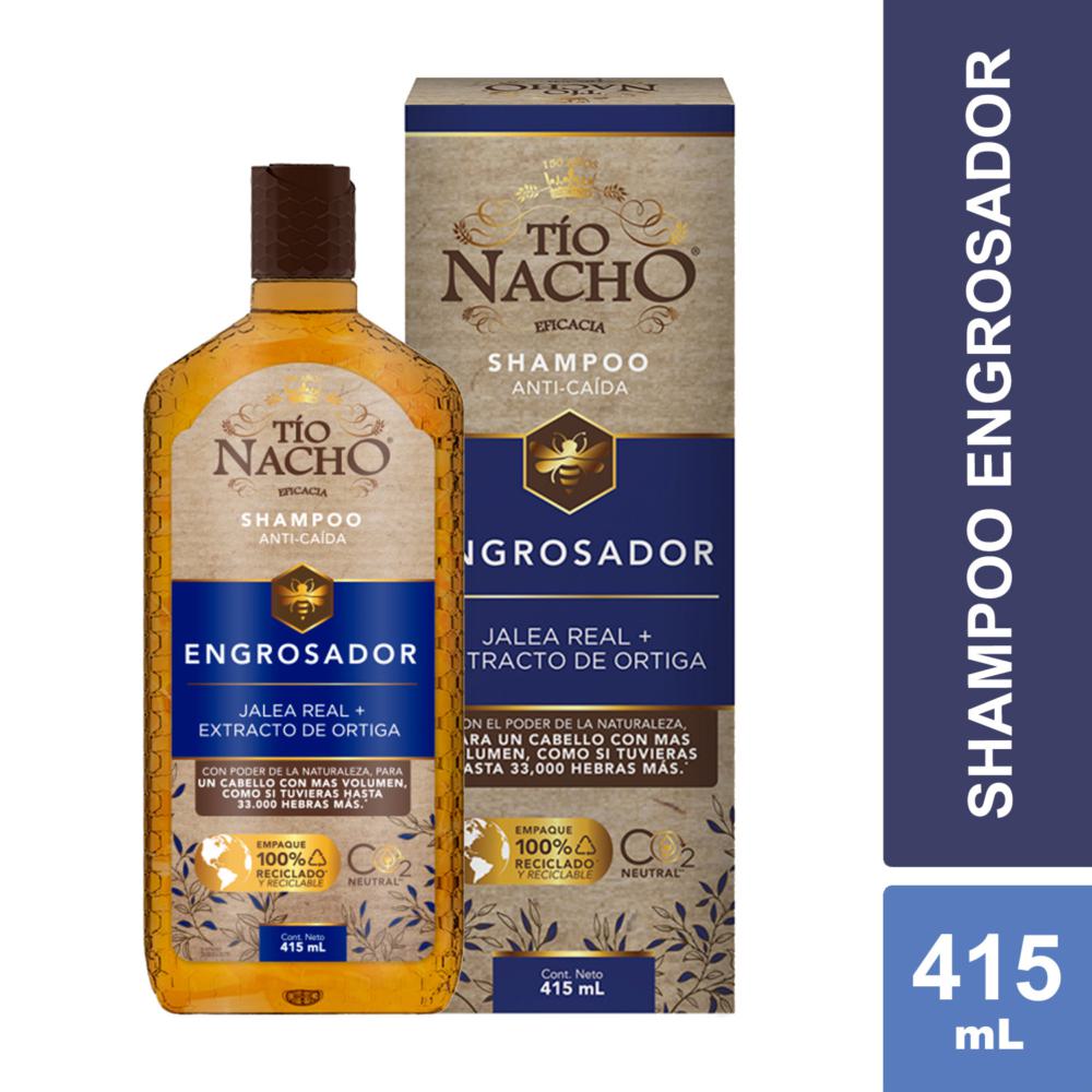 Shampoo Tío Nacho engrosador anti caída 415 ml