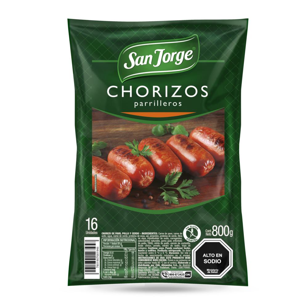 Chorizos parrilleros San Jorge 800 g