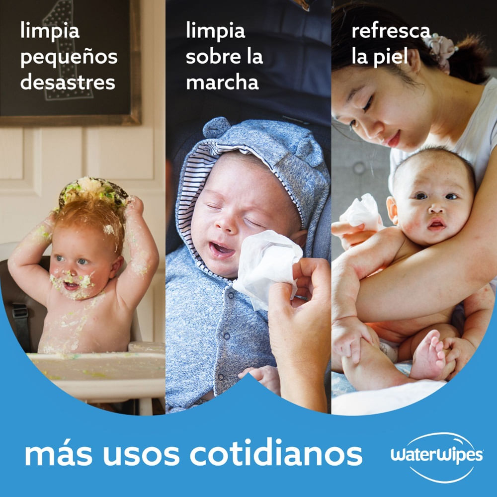 Toallitas húmedas WaterWipes biodegradables 60 un Toallitas húmedas WaterWipes biodegradables 60 un