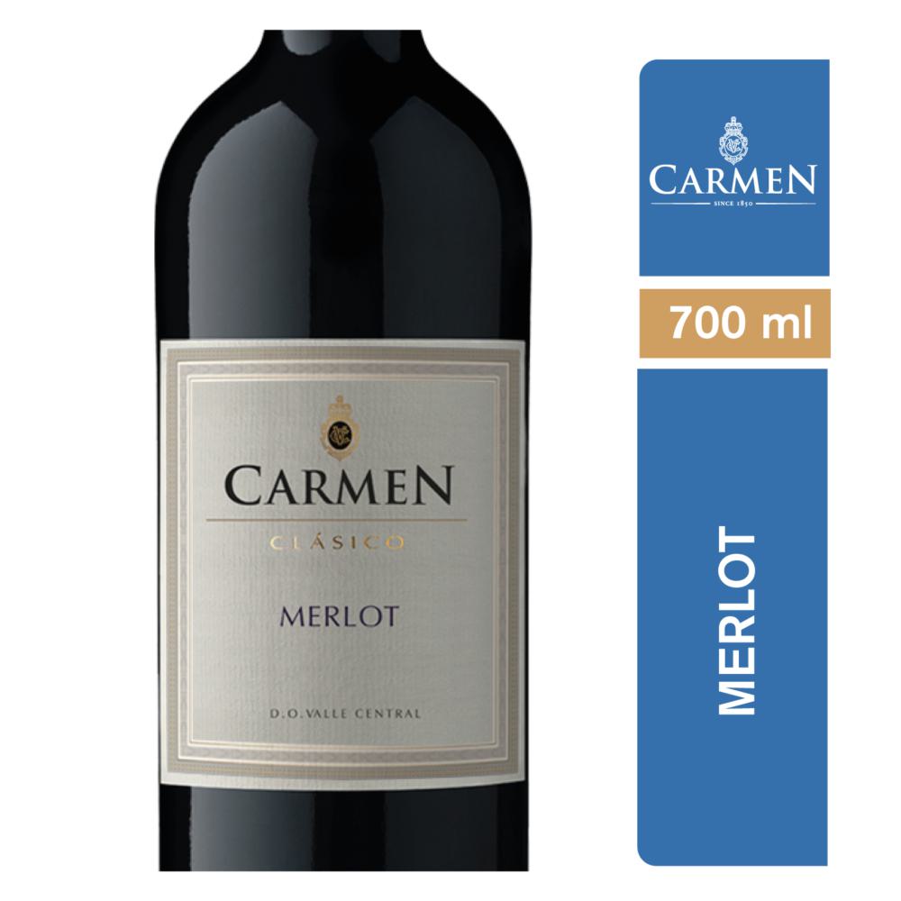 Vino Carmen merlot 700 cc