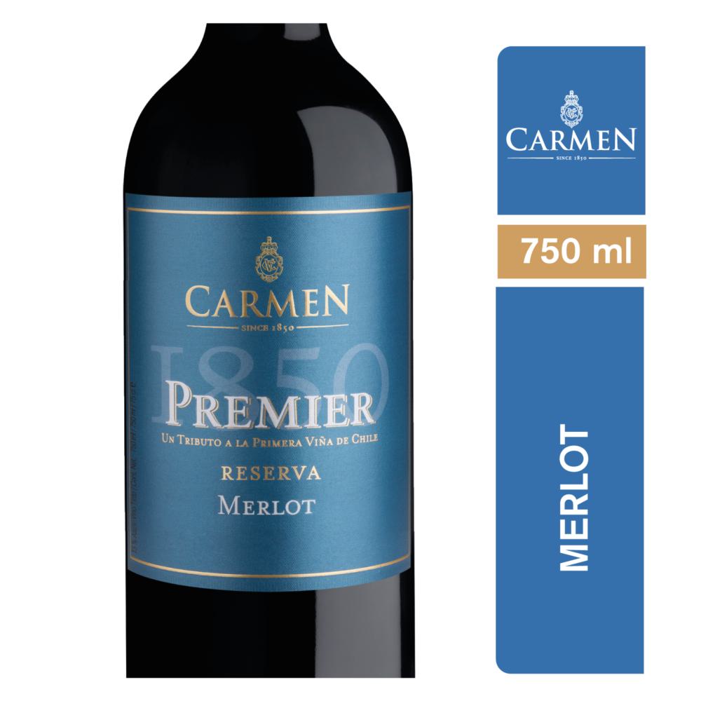 Vino Carmen premium merlot 750 cc