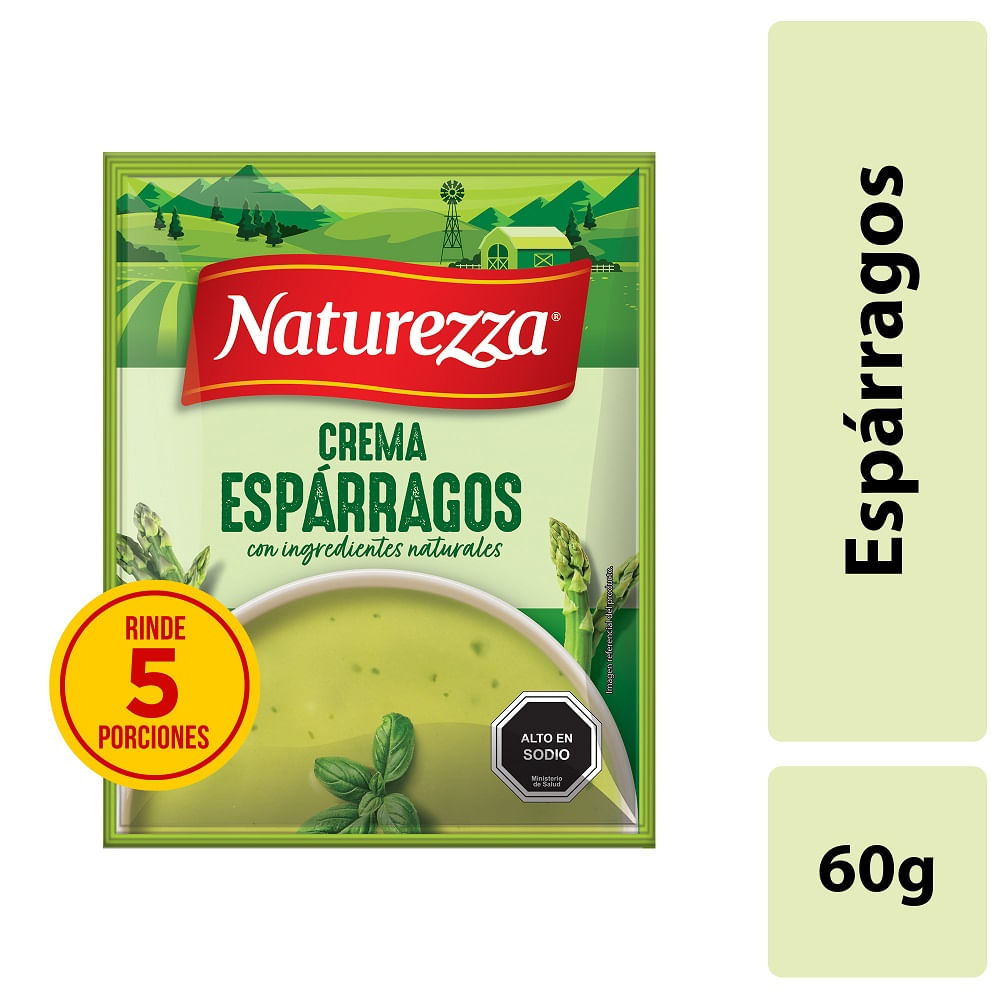 Crema Naturezza espárragos 65 g Crema Naturezza espárragos 65 g