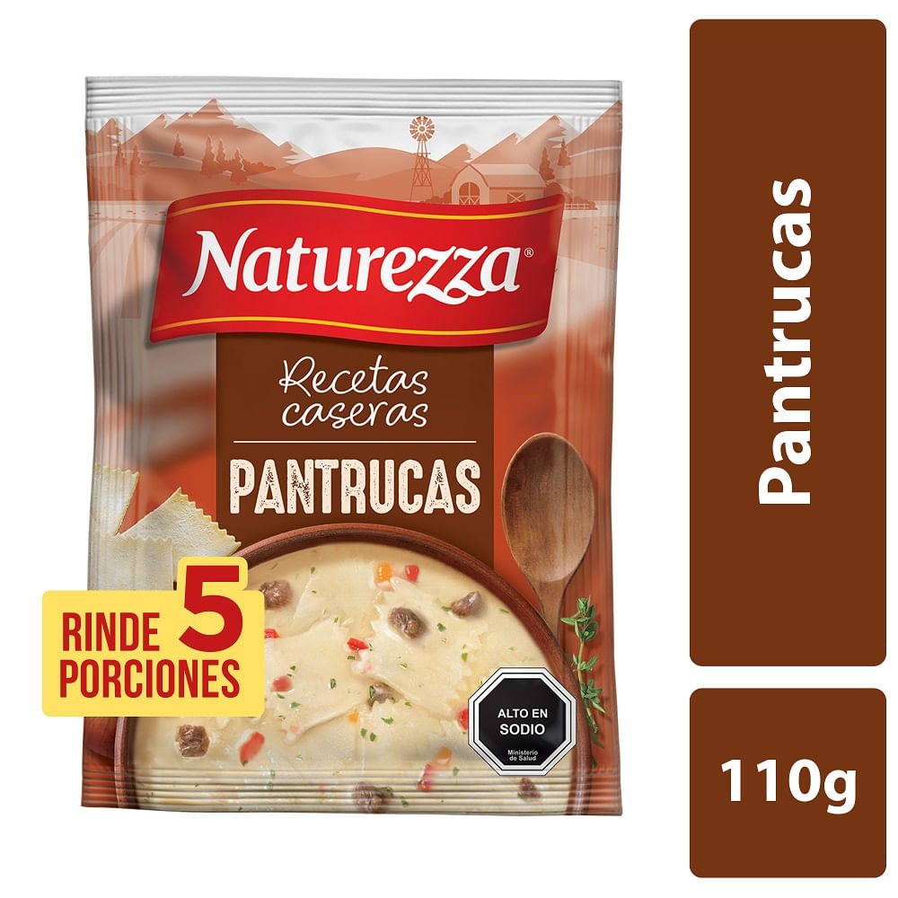 Sopa Naturezza recetas caseras pantruca 110 g