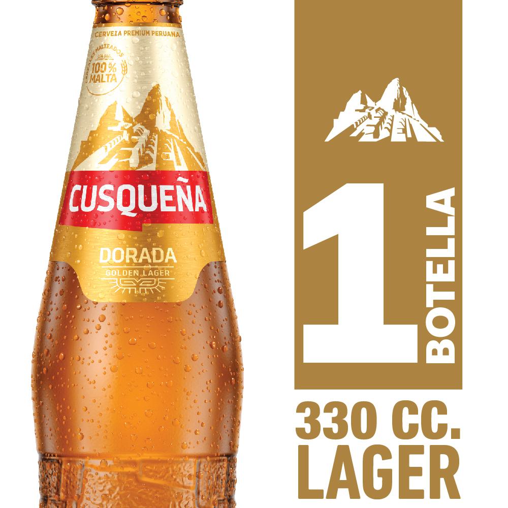 Cerveza Cusqueña botella 330 cc