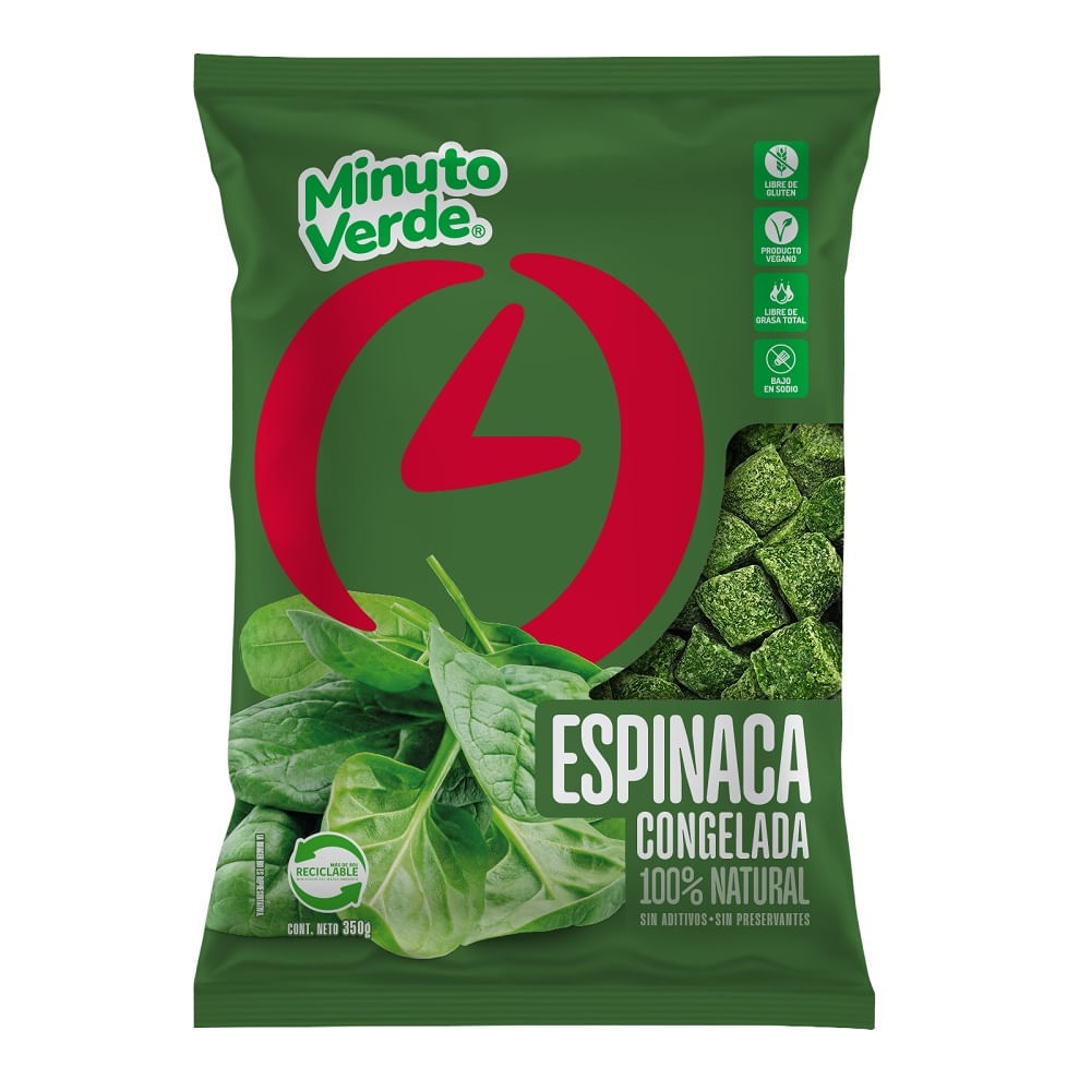 Espinaca Minuto Verde 350 g Espinaca Minuto Verde 350 g