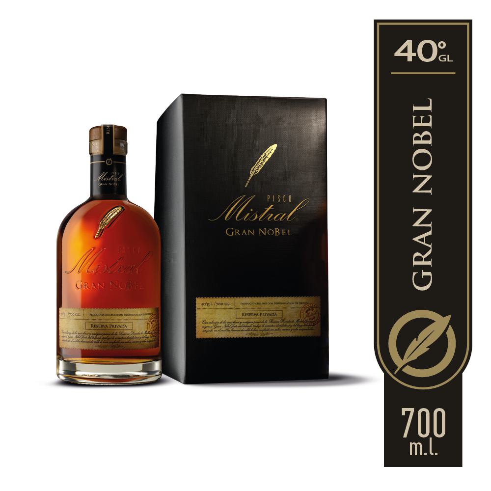 Pisco Mistral 40° gran nobel botella 700 cc