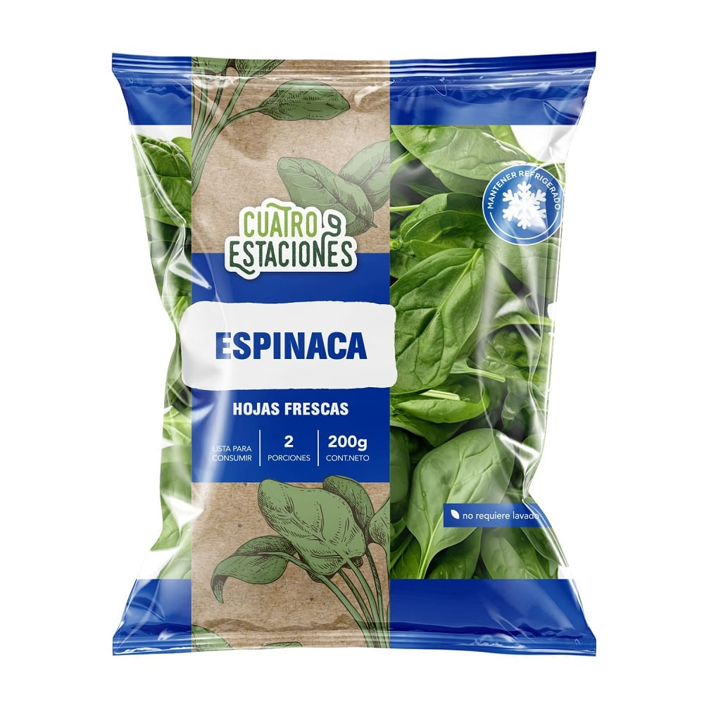 Espinaca Cuatro Estaciones 200 g