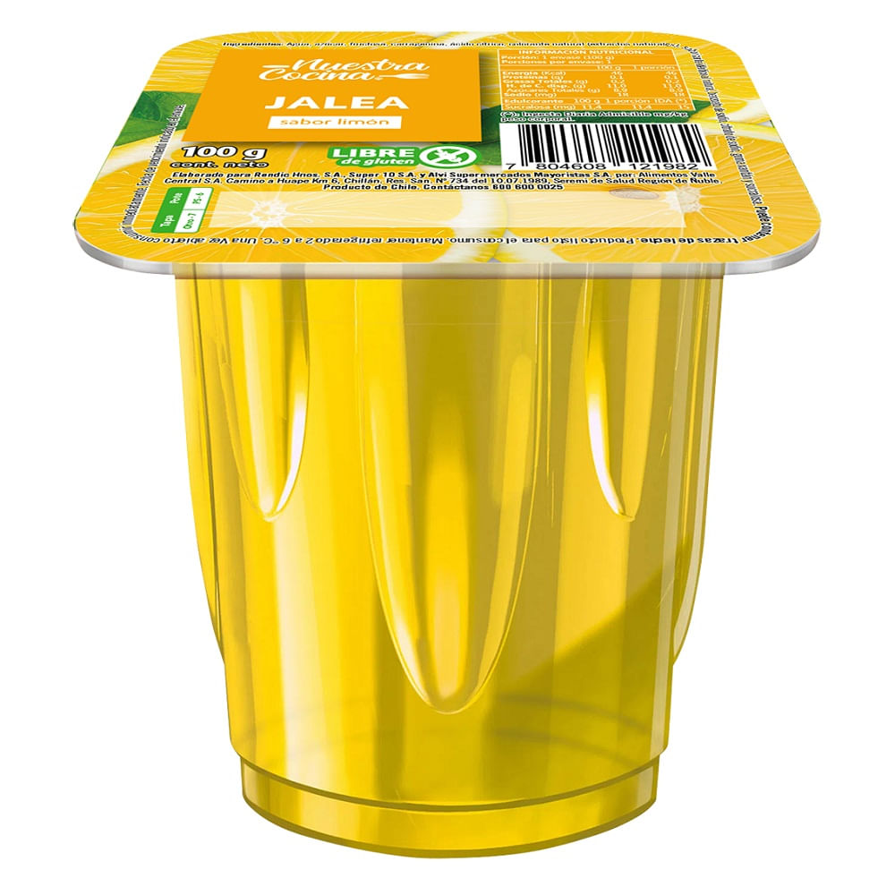 Jalea Nuestra Cocina limón 100 g