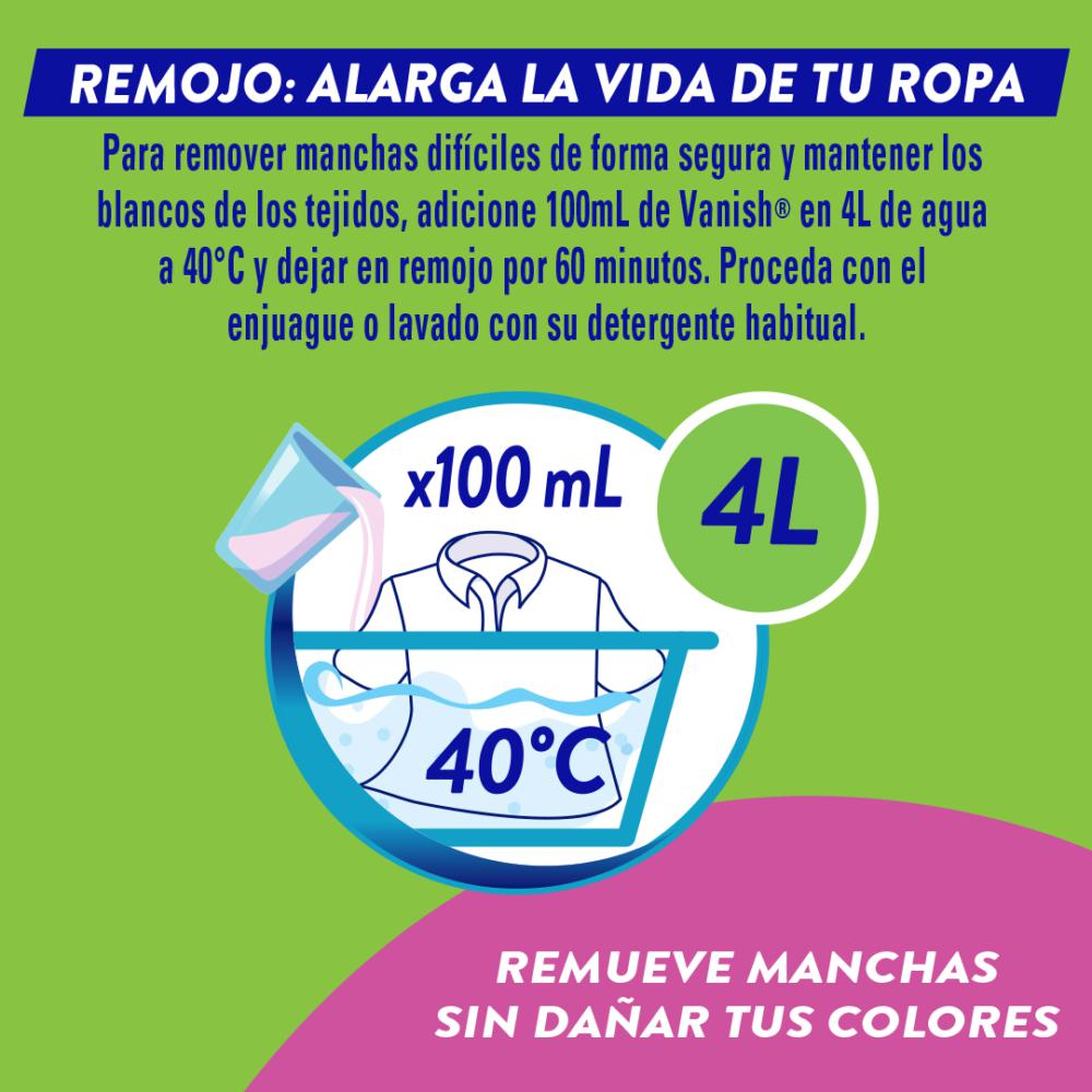 Quitamanchas gel Vanish blanco doypack 450 ml Quitamanchas gel Vanish blanco doypack 450 ml