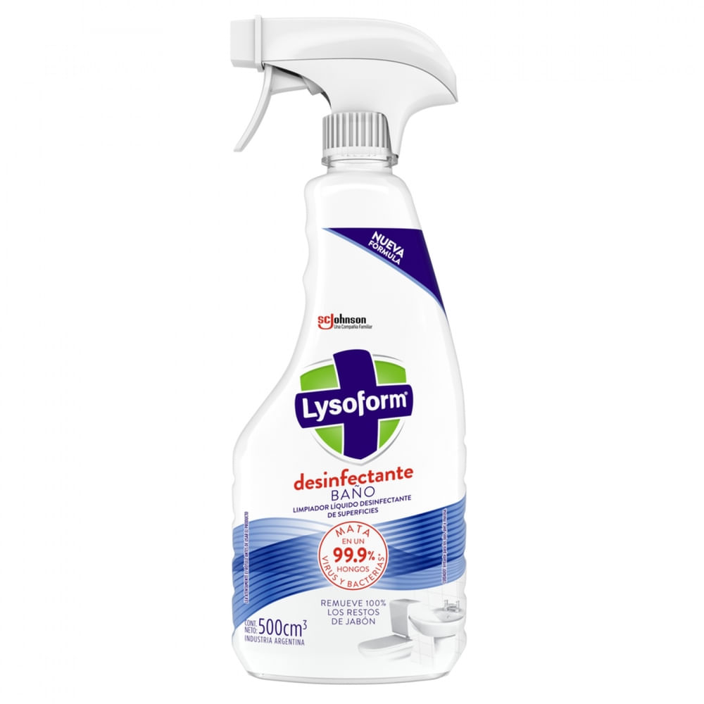 Limpiador desinfectante Lysoform baño gatillo 500 ml Limpiador desinfectante Lysoform baño gatillo 500 ml