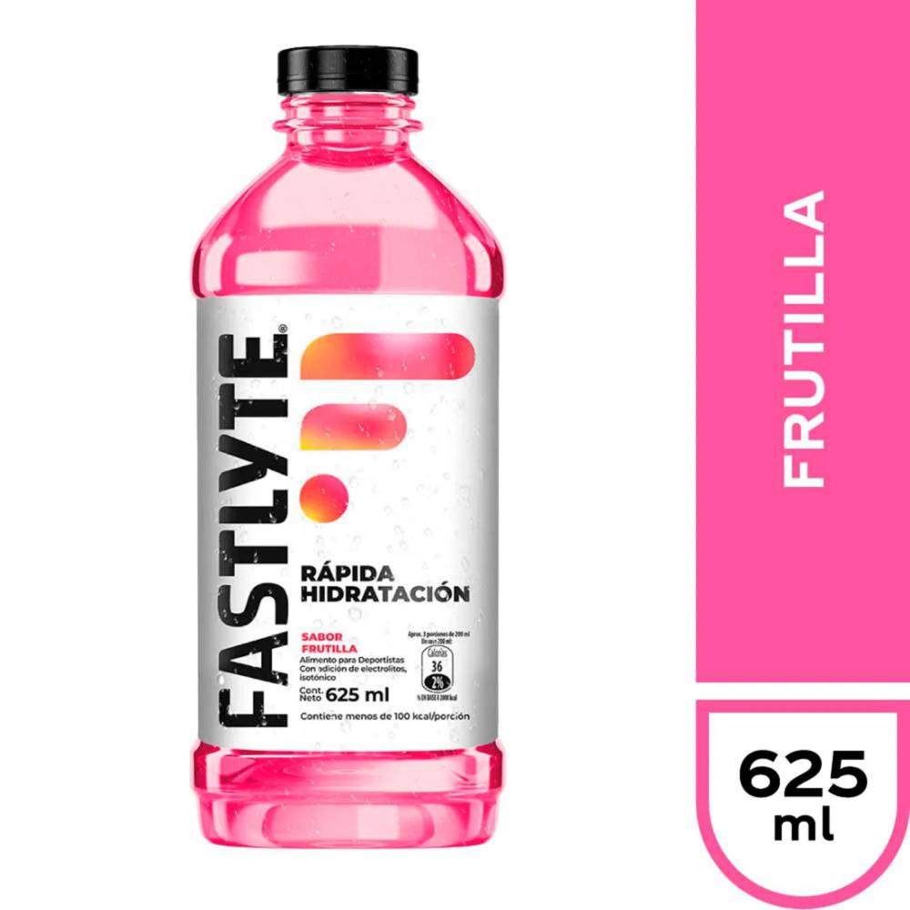 Bebida isotónica Fastlyte frutilla 625 ml Bebida isotónica Fastlyte frutilla 625 ml