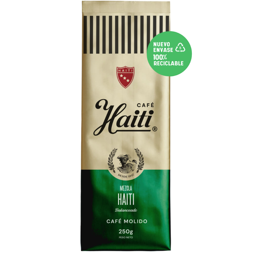 Café molido Haití mezcla 250 g Café molido Haití mezcla 250 g