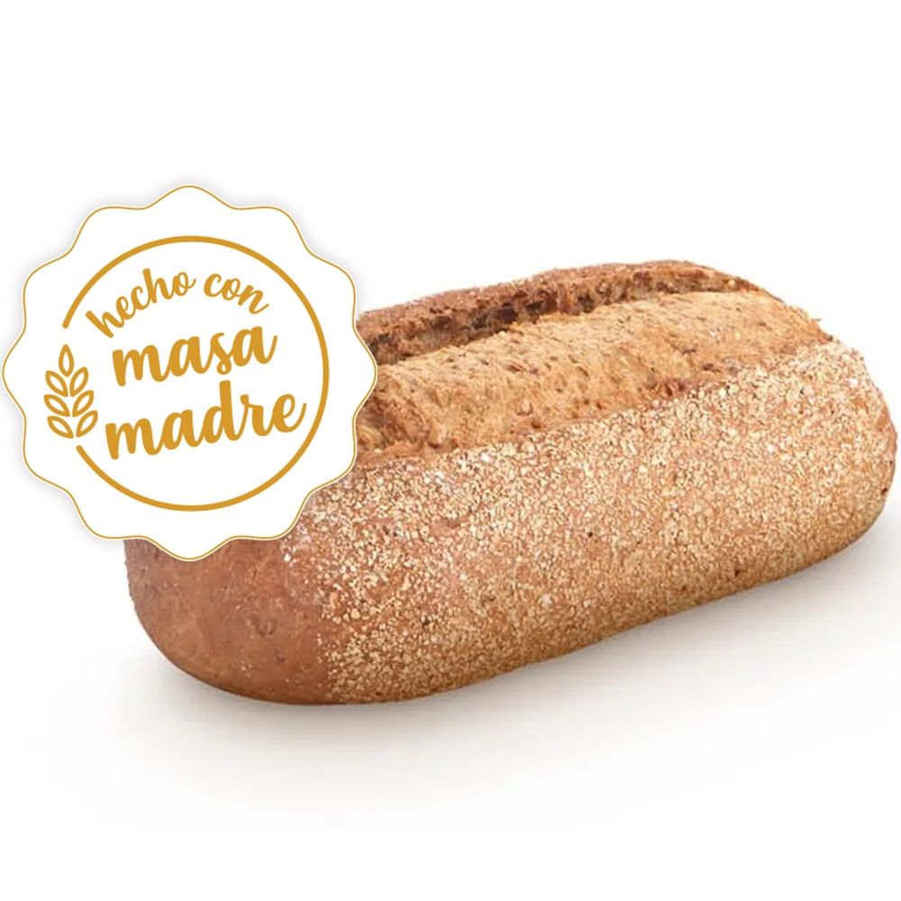 Pan hogaza multicereales con masa madre Amada Masa 1 un