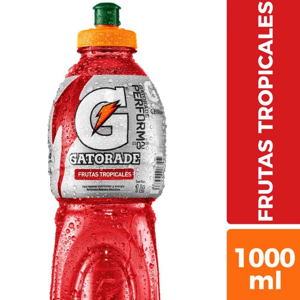 Bebida isotónica Gatorade Frutas Tropicales 1 L. Bebida isotónica Gatorade Frutas Tropicales 1 L.
