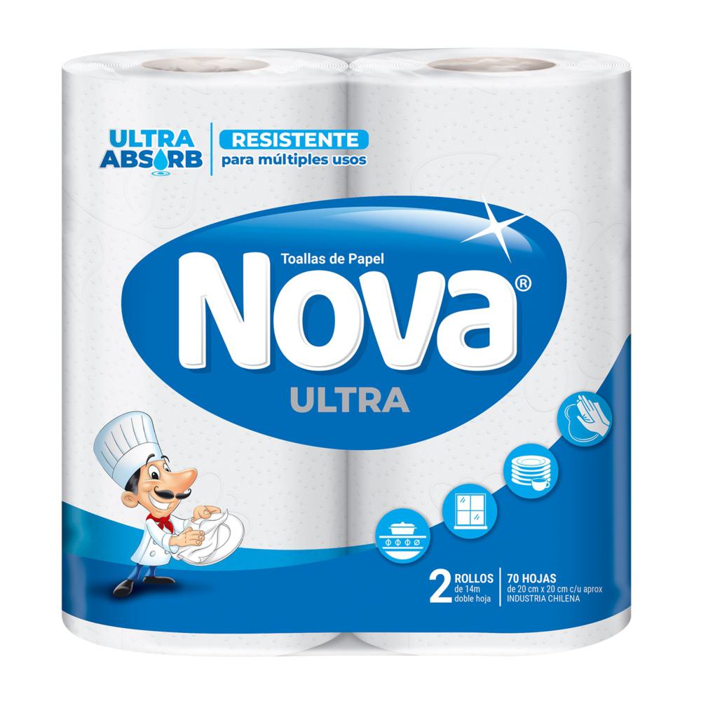 Toalla de papel Nova ultra doble hoja 2 un de 14 m