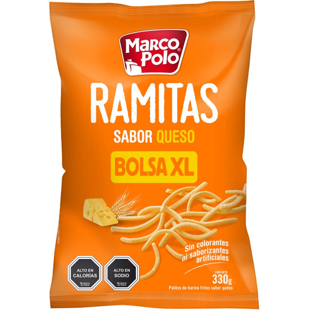 Ramitas saladas sabor queso Marco Polo 330 g