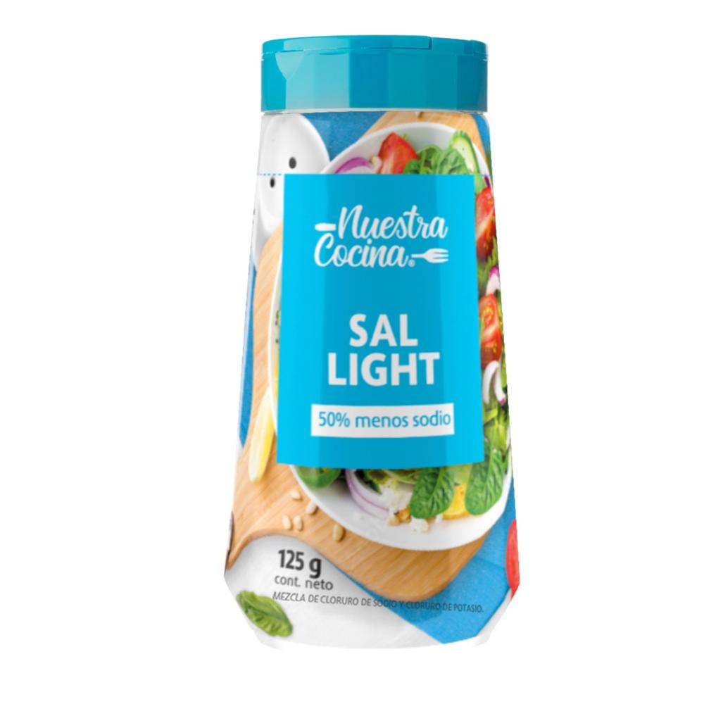 Sal fina light Nuestra Cocina salero 125 g Sal fina light Nuestra Cocina salero 125 g