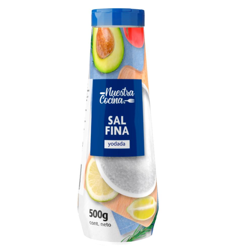 Sal fina Nuestra Cocina salero 500 g