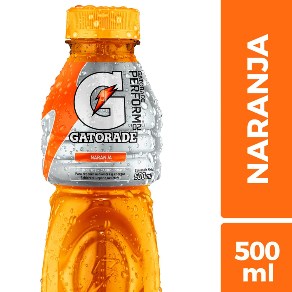 Bebida isotónica Gatorade naranja 500 ml Bebida isotónica Gatorade naranja 500 ml